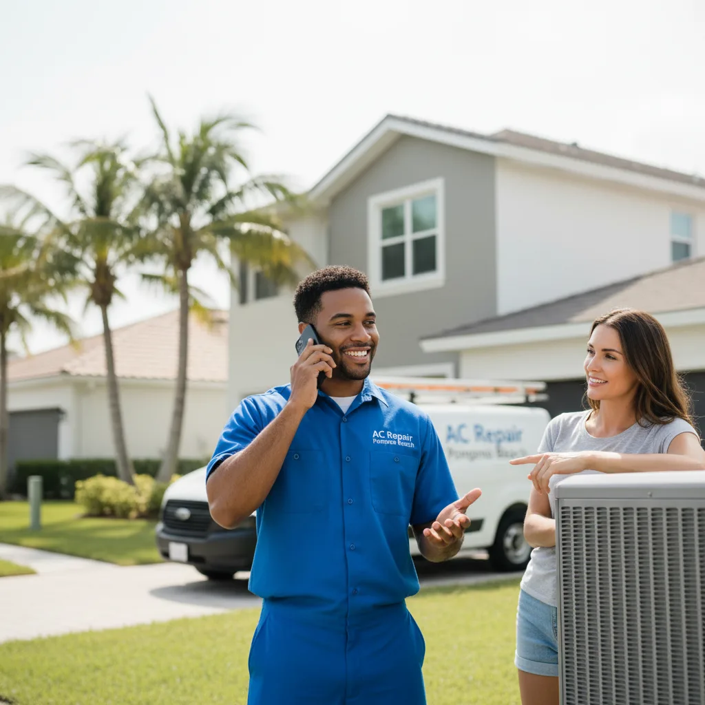 AC Repair Pompano Beach customer support in Kingfield